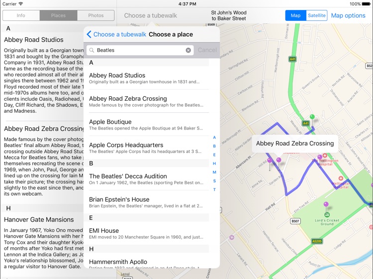 Tubewalker for iPad screenshot-3