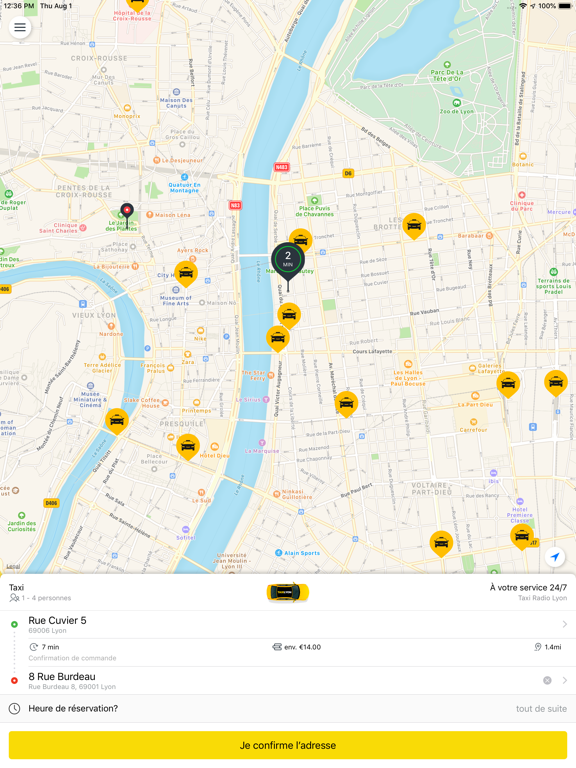 Screenshot #6 pour Taxi Lyon