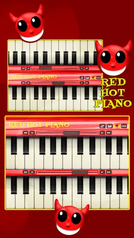 Game screenshot A Red Hot Piano - Play Music apk