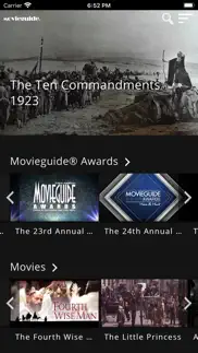 movieguide® premiere iphone screenshot 1