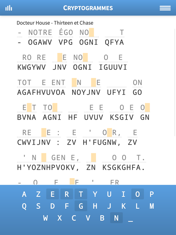 Screenshot #4 pour Cryptogramme