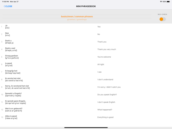 Learn Dutch words with ST iPad screenshot 8 - Education app