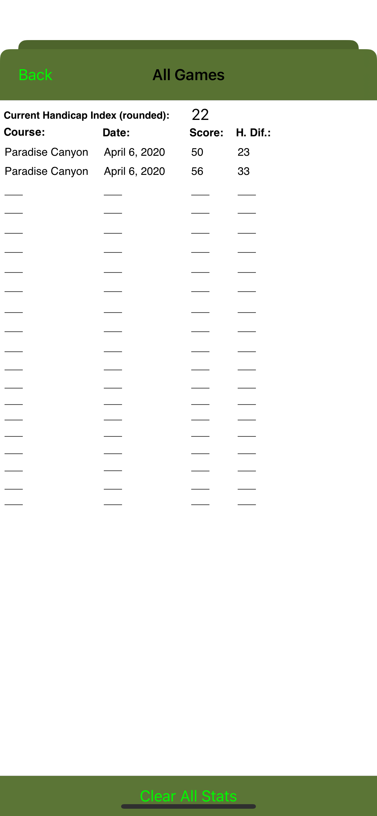 iTrackGolf screenshot 5