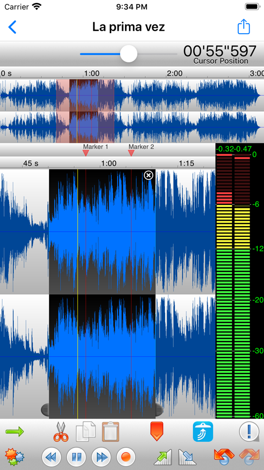 #1. TwistedWave Audio Editor (iOS) Podle: TwistedWave Software Ltd.