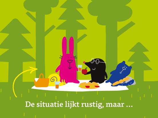 Hongerig als een wolf iPad app afbeelding 1