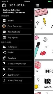 sephora corporate events iphone screenshot 3