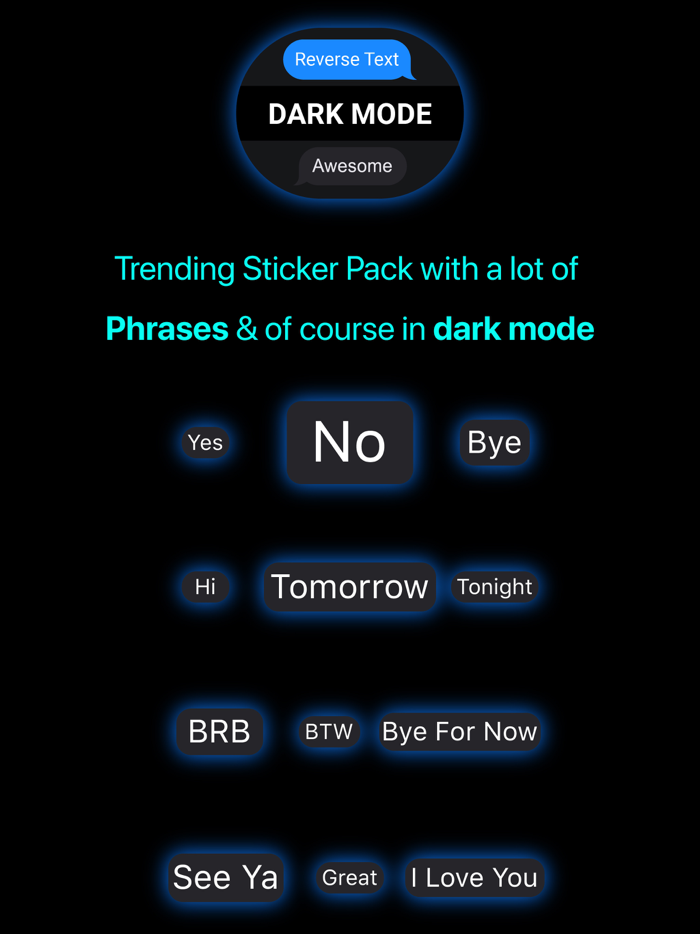 Paste on Text Trending Sticker