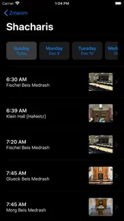 zmanim for yu iphone screenshot 3