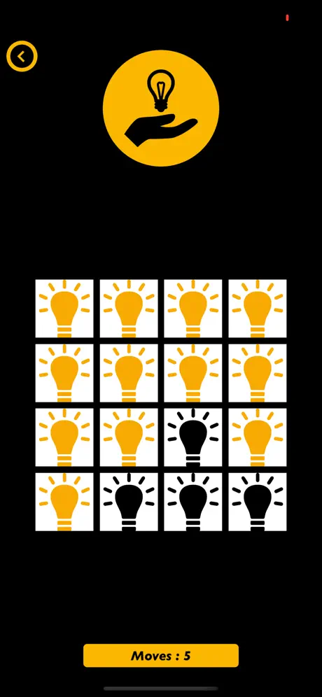 Light Up Bulb Puzzle Game