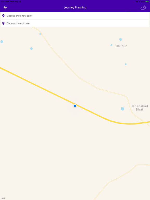 Expressway Mitra iPad screenshot 4 - Travel app