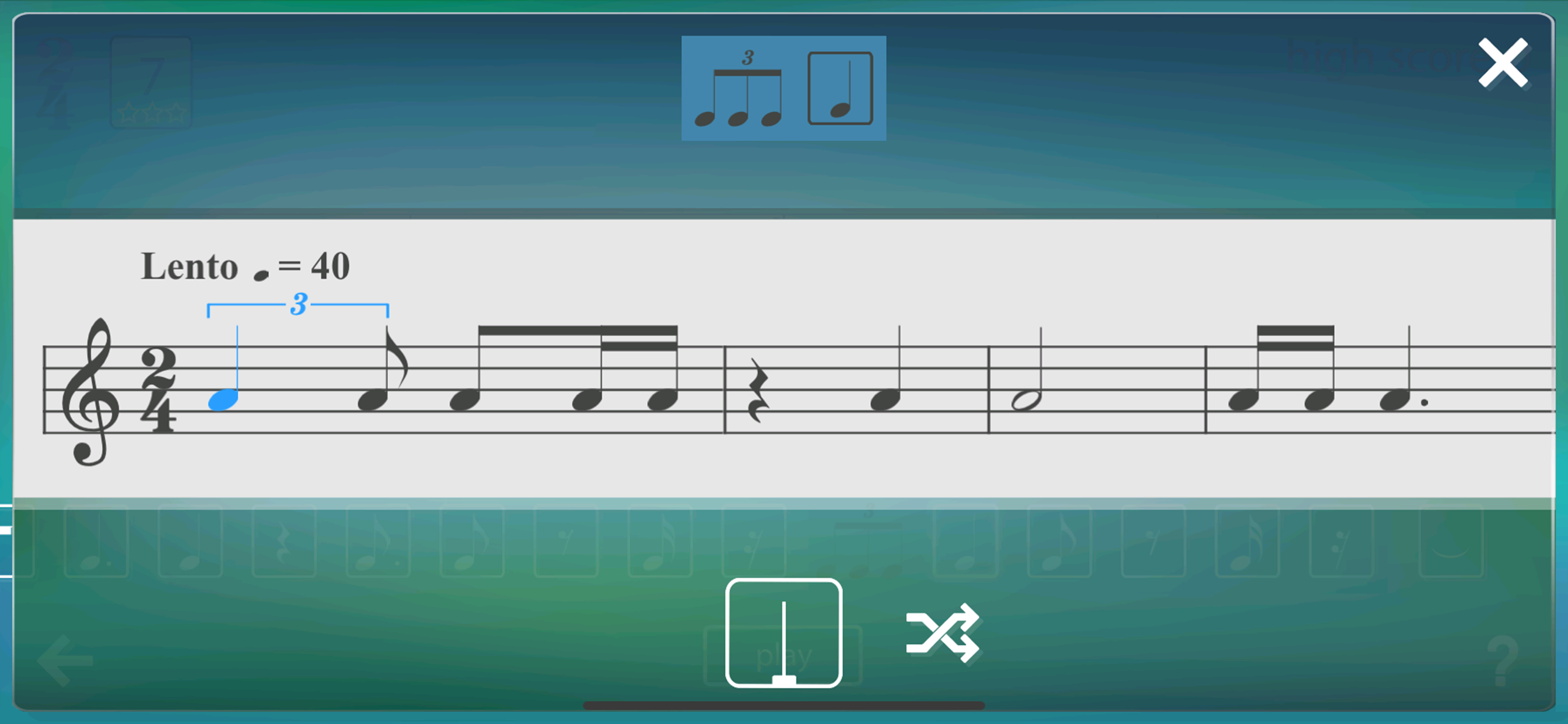 Musical Meter 3: sight-reading screenshot 5