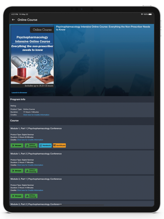 CE21 Mobile™ iPad screenshot 2 - Education app