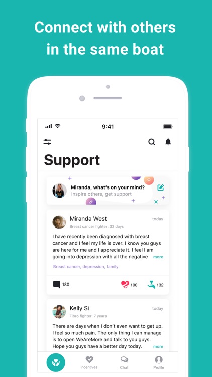 WeAreMore: Peer Support App