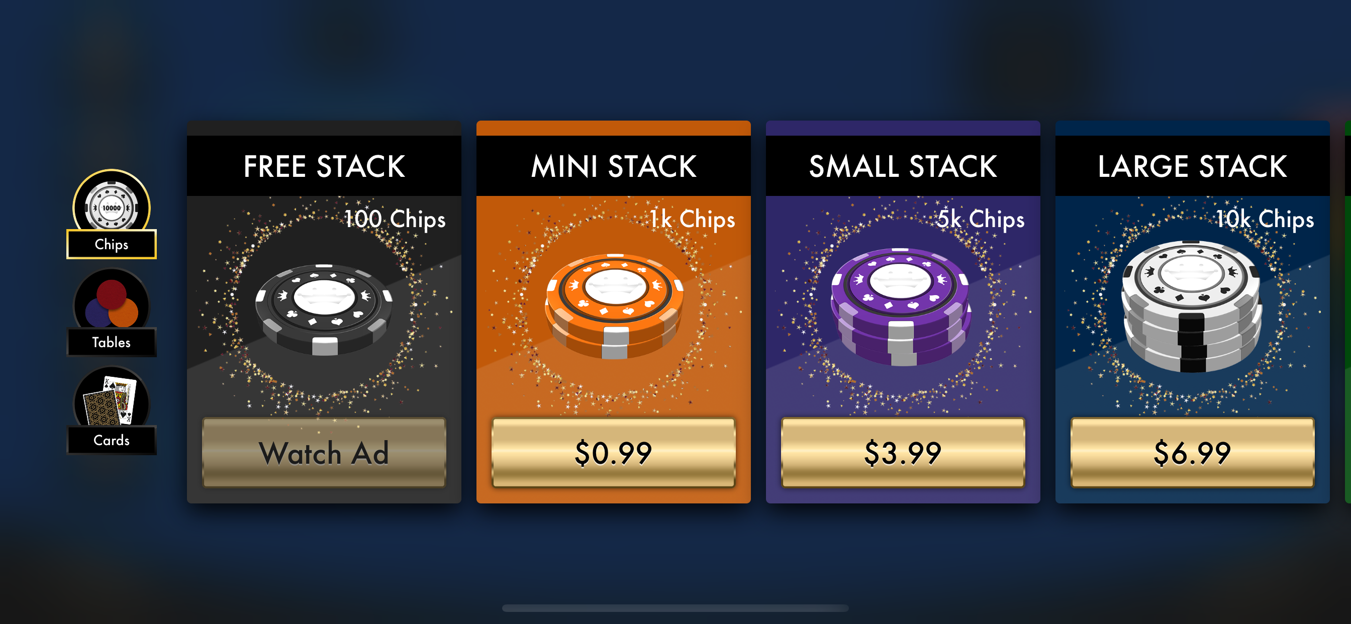5 Card War Table Game screenshot 3