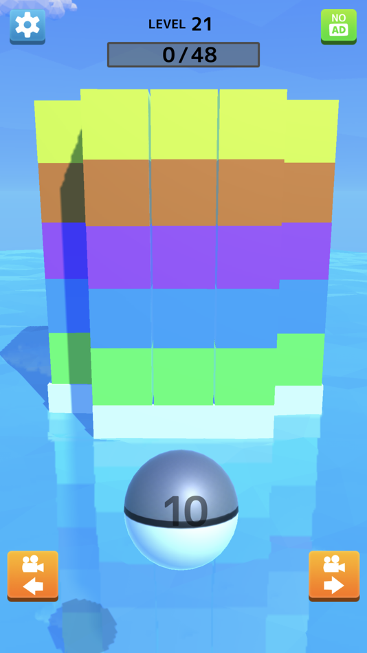 #1. Throw Ball GO (iOS) By: YUUTA TAKI