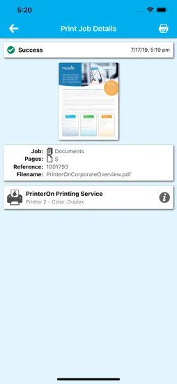 PrinterOn screenshot 35