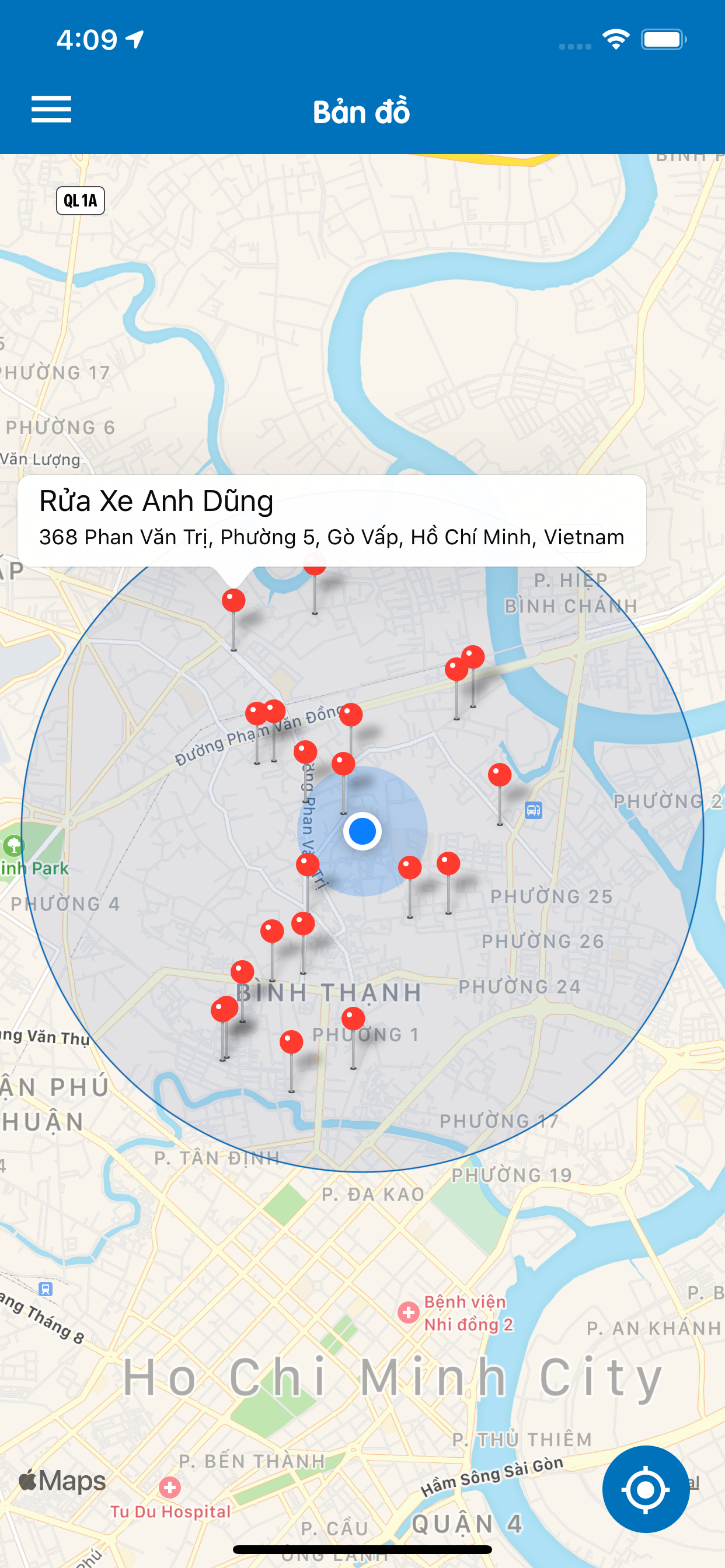 Moga - Tìm địa điểm sửa xe screenshot 3