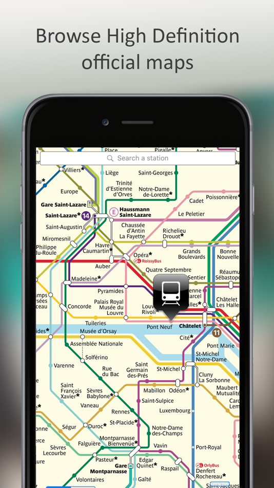 #1. Paris Métro Map (iOS) 由: DXB Technologies
