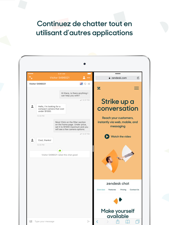 Screenshot #6 pour Zendesk Chat