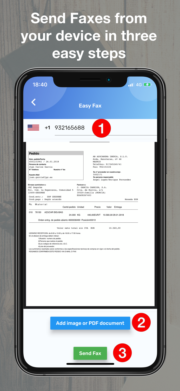 123 Fax - Send fax from phone