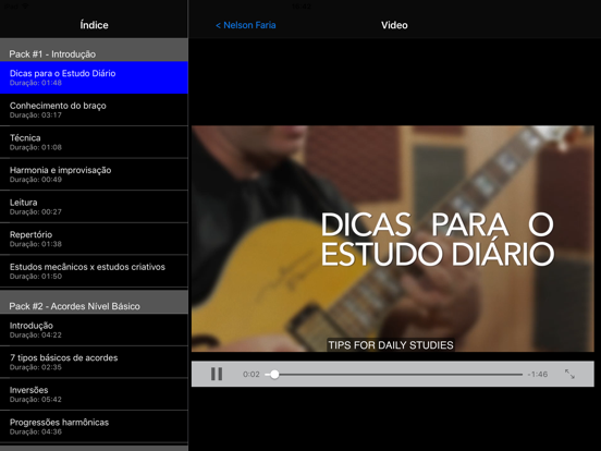 Screenshot #6 pour Nelson Faria - Guitar Lessons