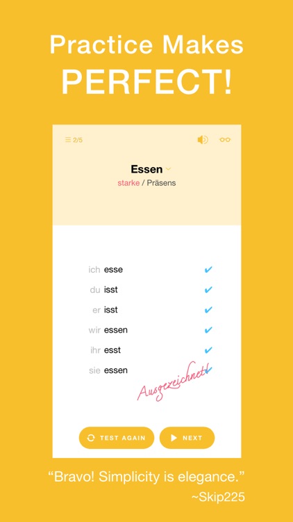 Conjuu - German Conjugation
