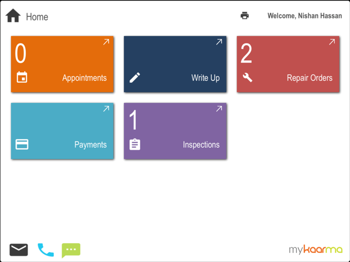 MyKaarma Service Tab