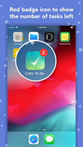 Lists To-do screenshot