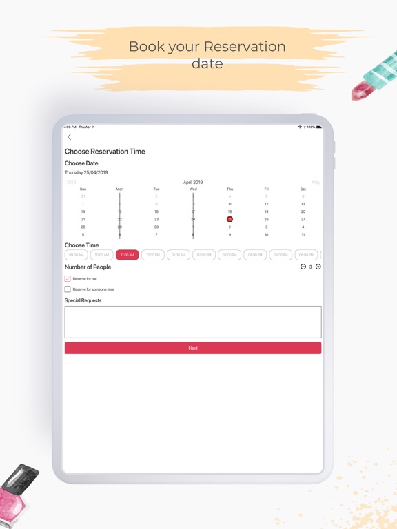 صالون ستيشن iPad screenshot 4 - Business app