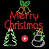 Merry Christmas Neon Sticker App Positive Reviews