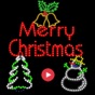 Merry Christmas Neon Sticker app download