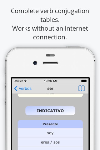 10.000 verbos en español screenshot 2