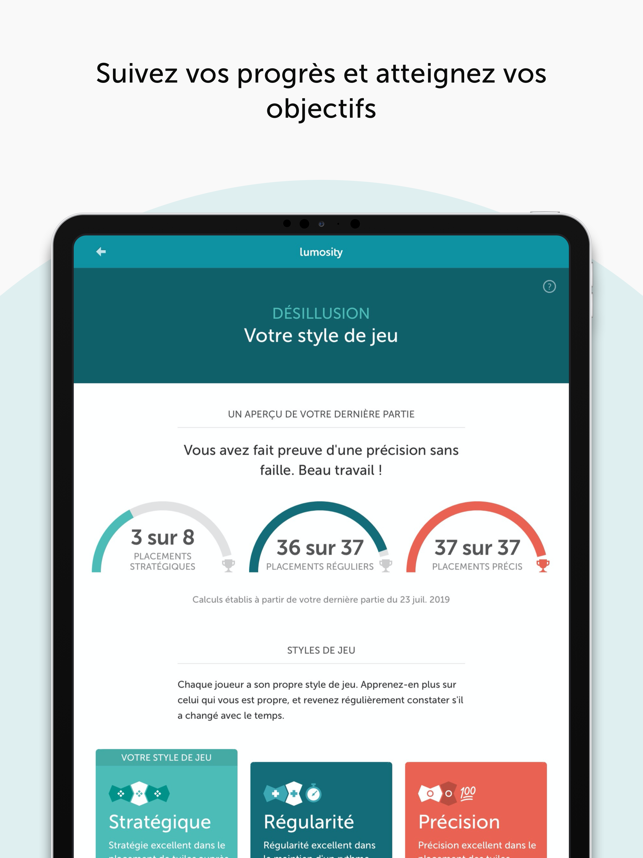 ‎Lumosity : jeux quotidiens Capture d'écran