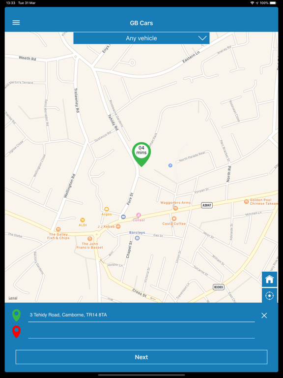 Screenshot #5 pour GB Cabs Taxis Camborne