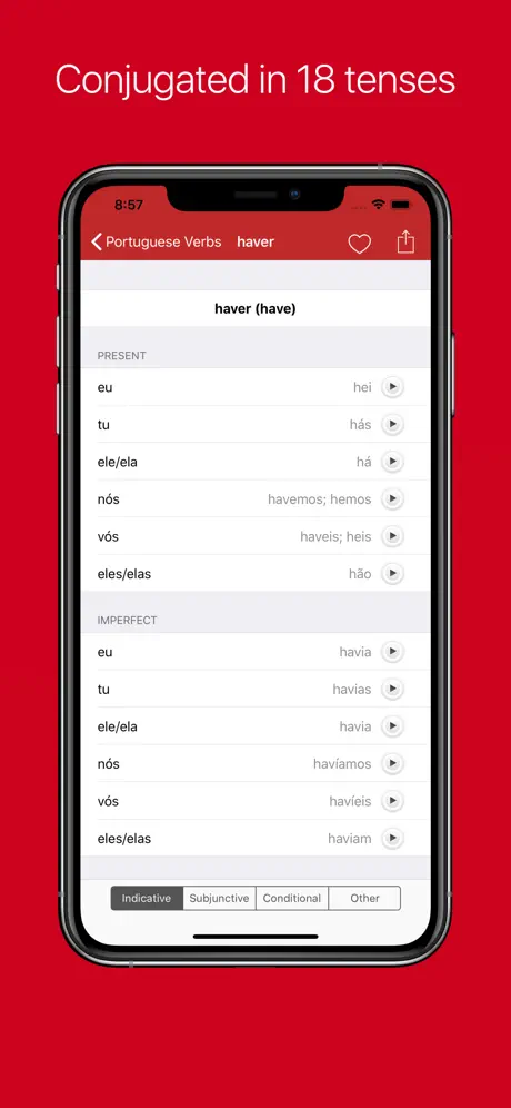 Portuguese Verb Conjugator