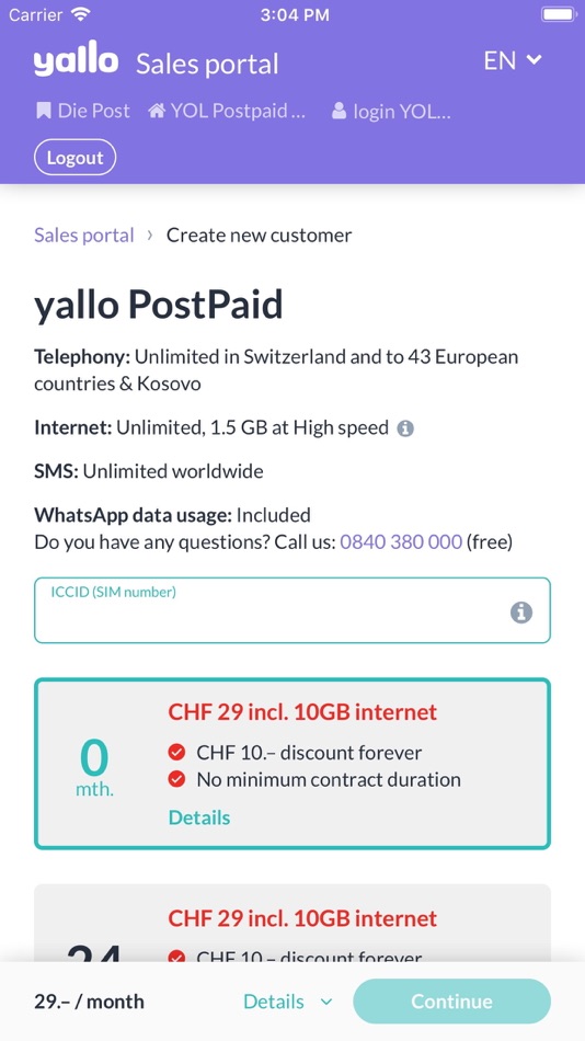 #3. yallo Partner Portal (iOS) 由: Sunrise UPC GmbH