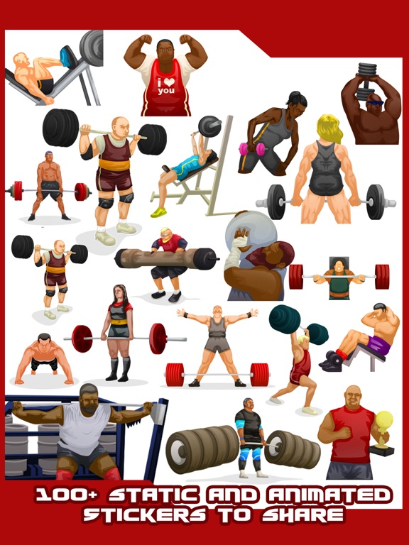 Screenshot #6 pour Power-lifting Emoji Keyboards