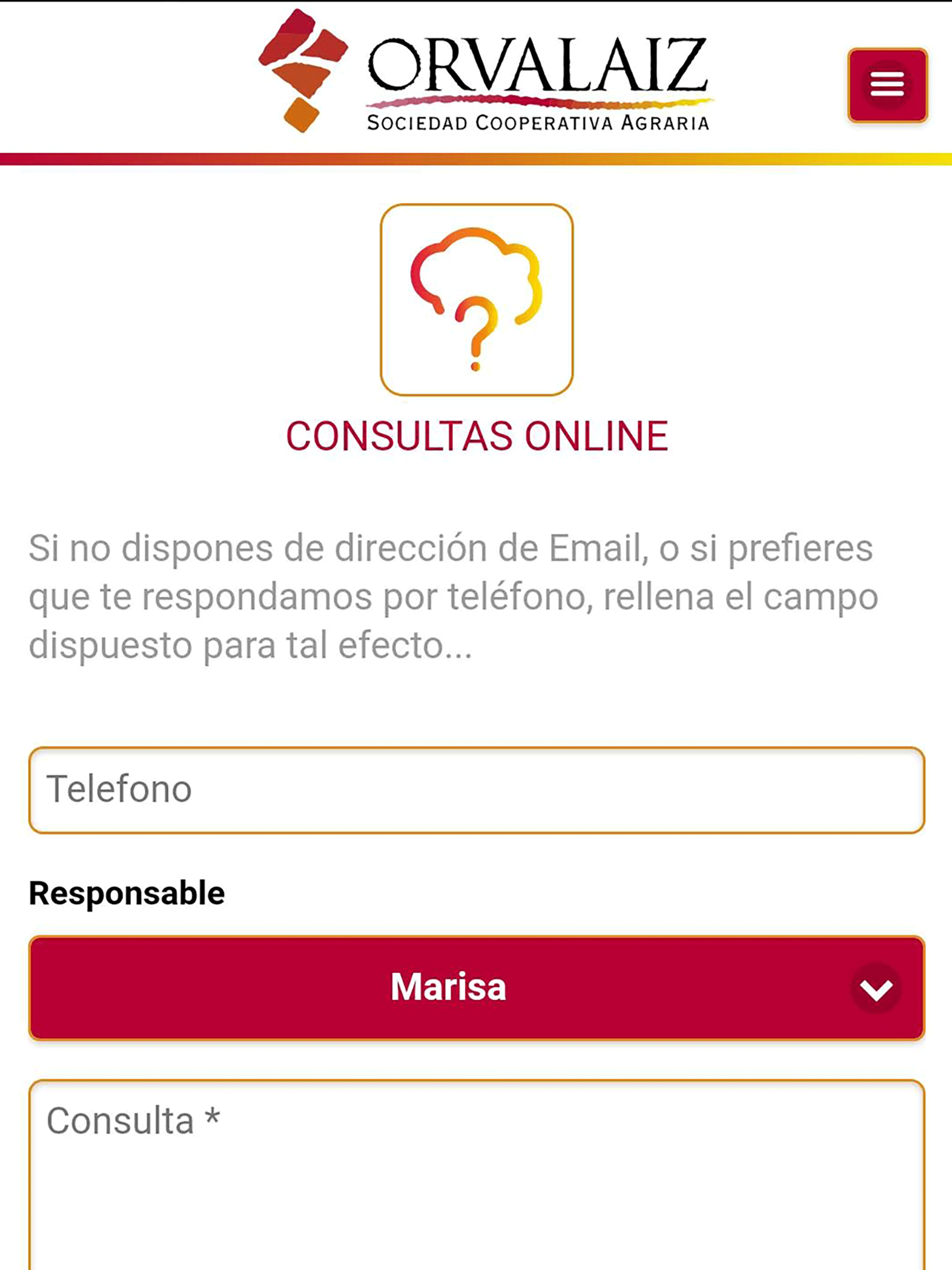 Cooperativa Agraria Orvalaiz screenshot 6