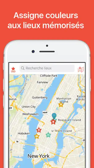 Capture d'écran de CityMaps2Go Pro sur iPhone 7