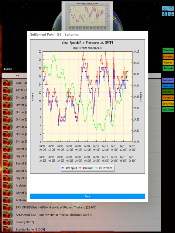 Screenshot #5 pour Instant NOAA Buoys 3D Pro