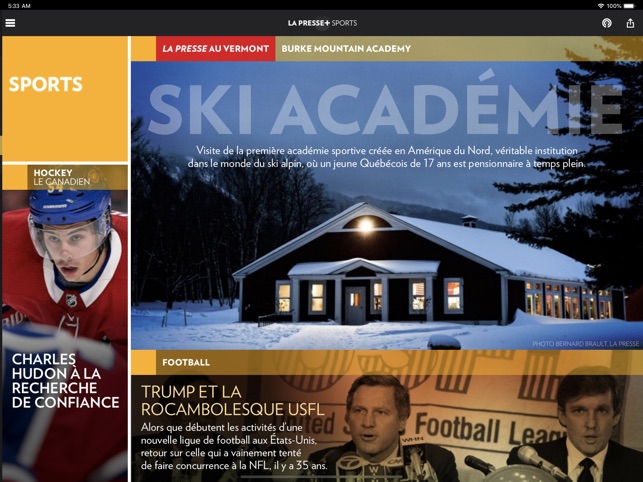 La Presse+ dans l'App Store