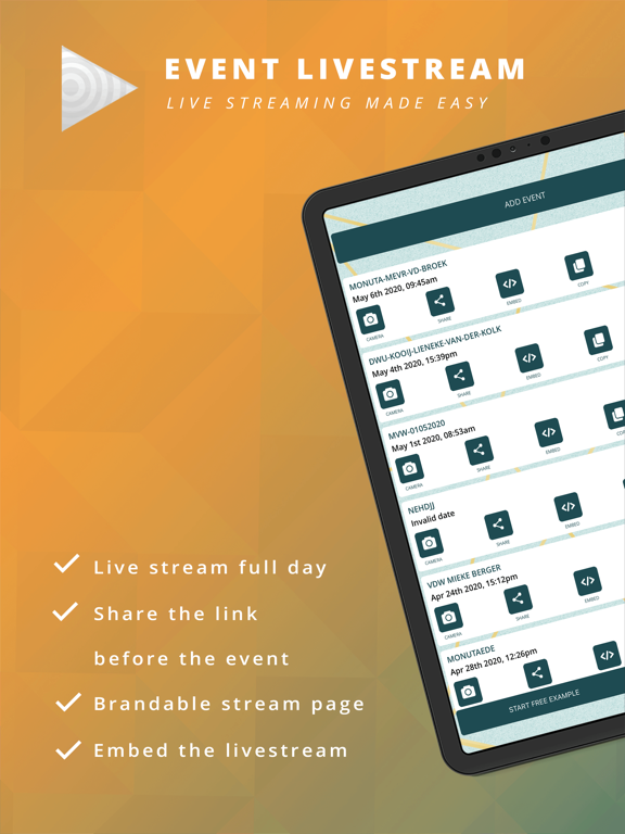 Screenshot #4 pour Event Livestream