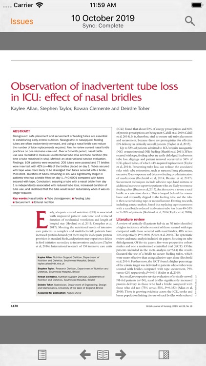 British Journal of Nursing screenshot-4