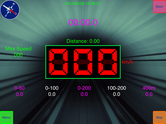 Screenshot #4 pour GPS Speed Test