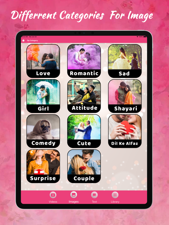 Screenshot #6 pour Beautiful DP Status and Video