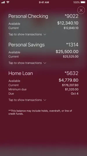 OHecu Mobile Banking screenshot 1