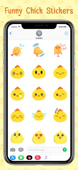 Game screenshot Funny Chick Stickers hack
