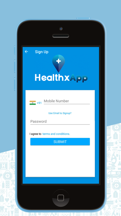 HealthxApp Screenshot