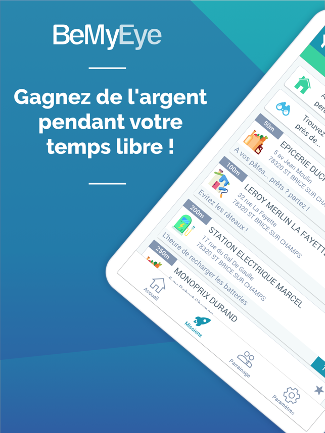 ‎BeMyEye - Gagner de l'argent Capture d'écran