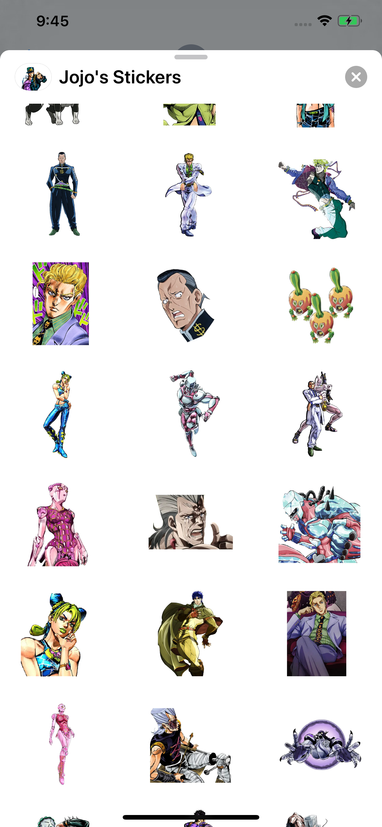 Jojo's Stickers